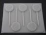 4200 First Birthday Chocolate or Hard Candy Lollipop Mold